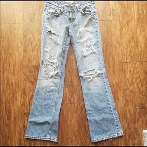 Vintage Armani Exchange Distressed Jeans USA